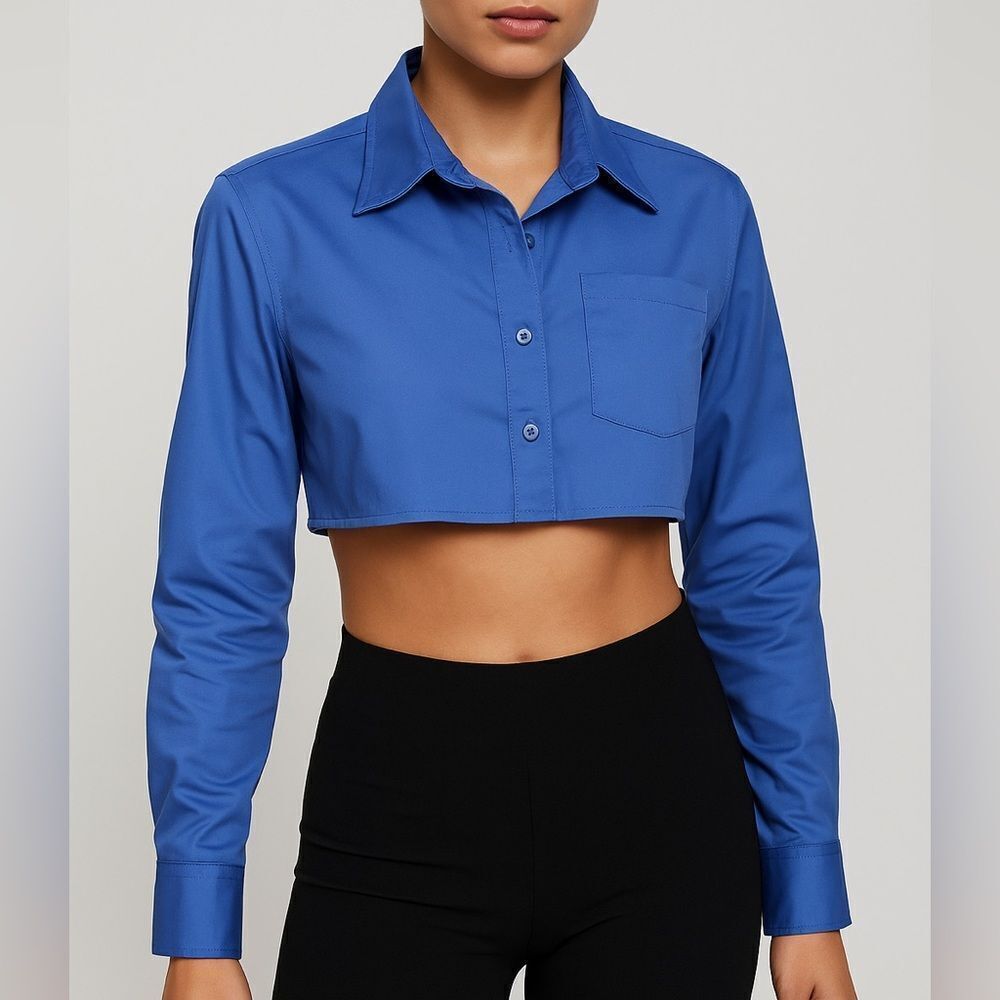 Revolve Gooseberry Intimates The Classic Crop Top in Blue